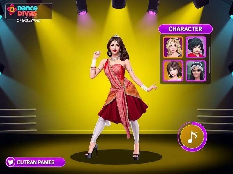 Dance Divas Of Bollywood Gameplay Screenshot